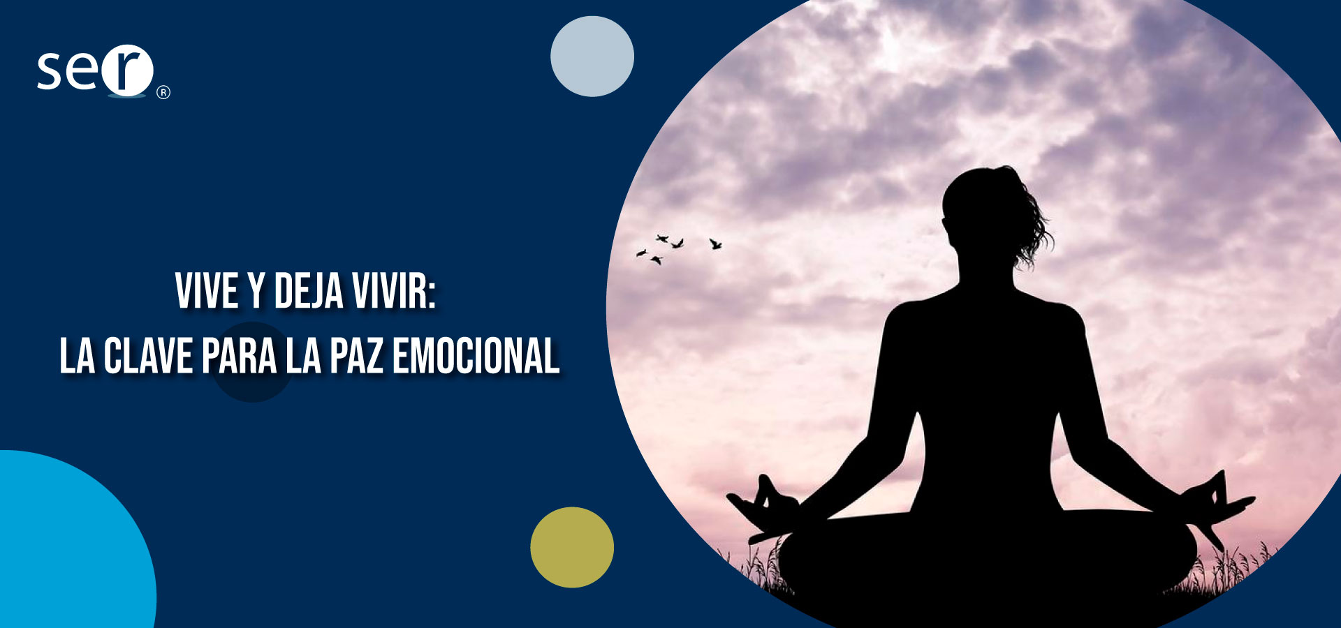 Clínica Ser - Vive y deja vivir: La clave para la paz emocional - Banner